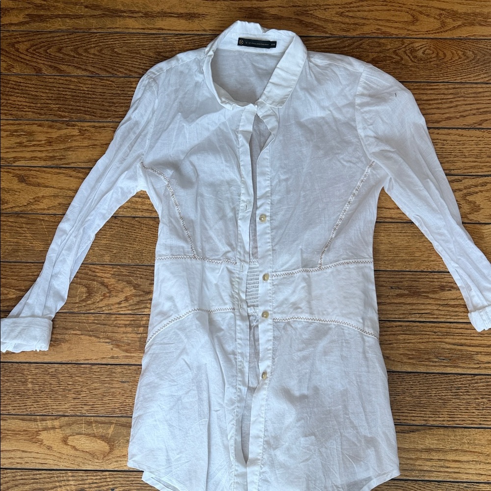 White A-Line Skirt